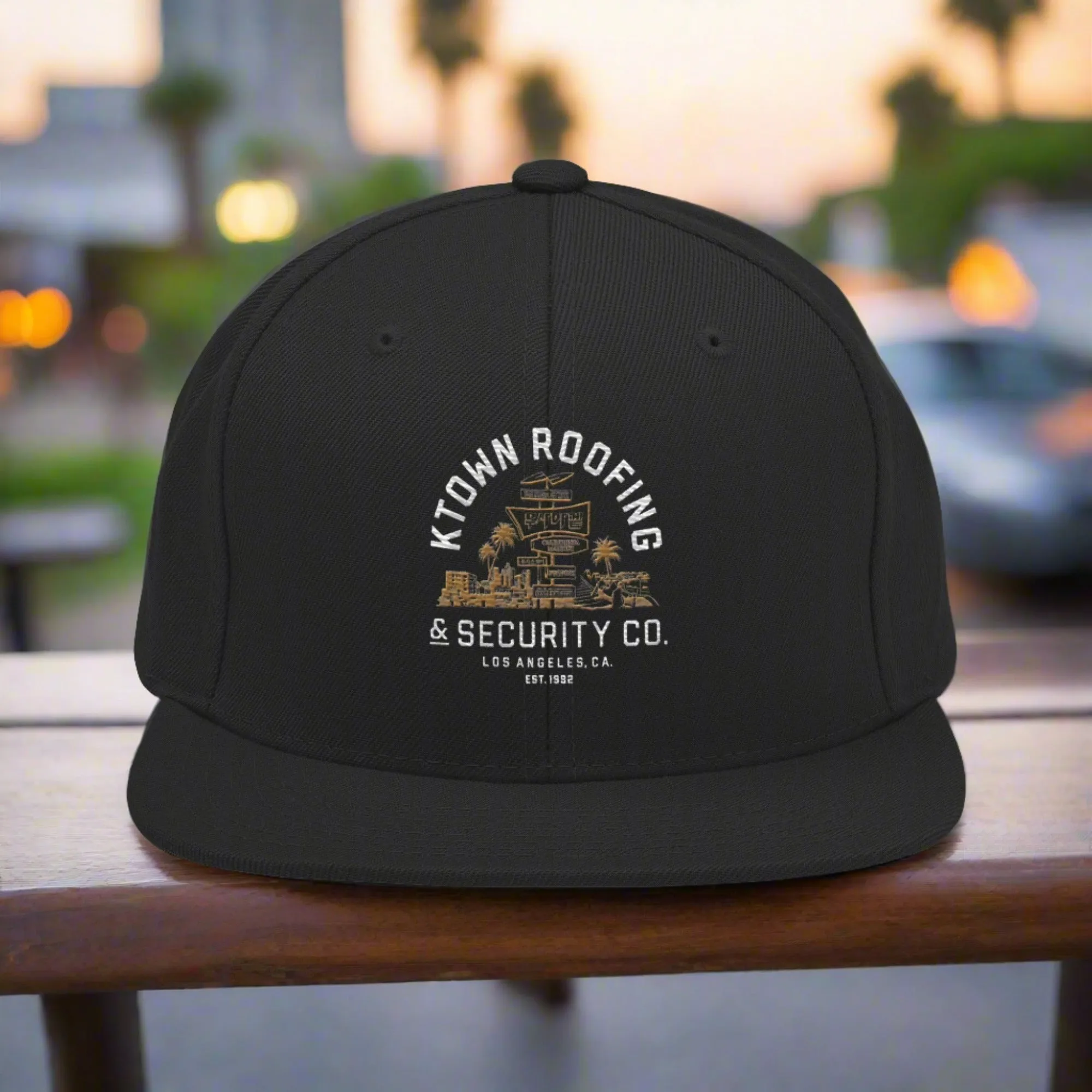 K-Town Roofing & Security Co. Premium Classic High-Profile Snapback Hat