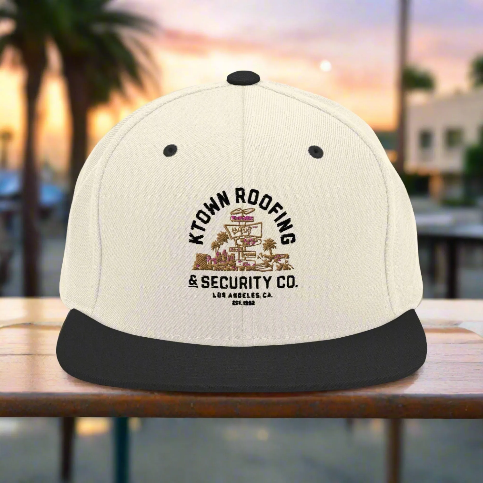 K-Town Roofing & Security Co. Premium Classic High-Profile Snapback Hat