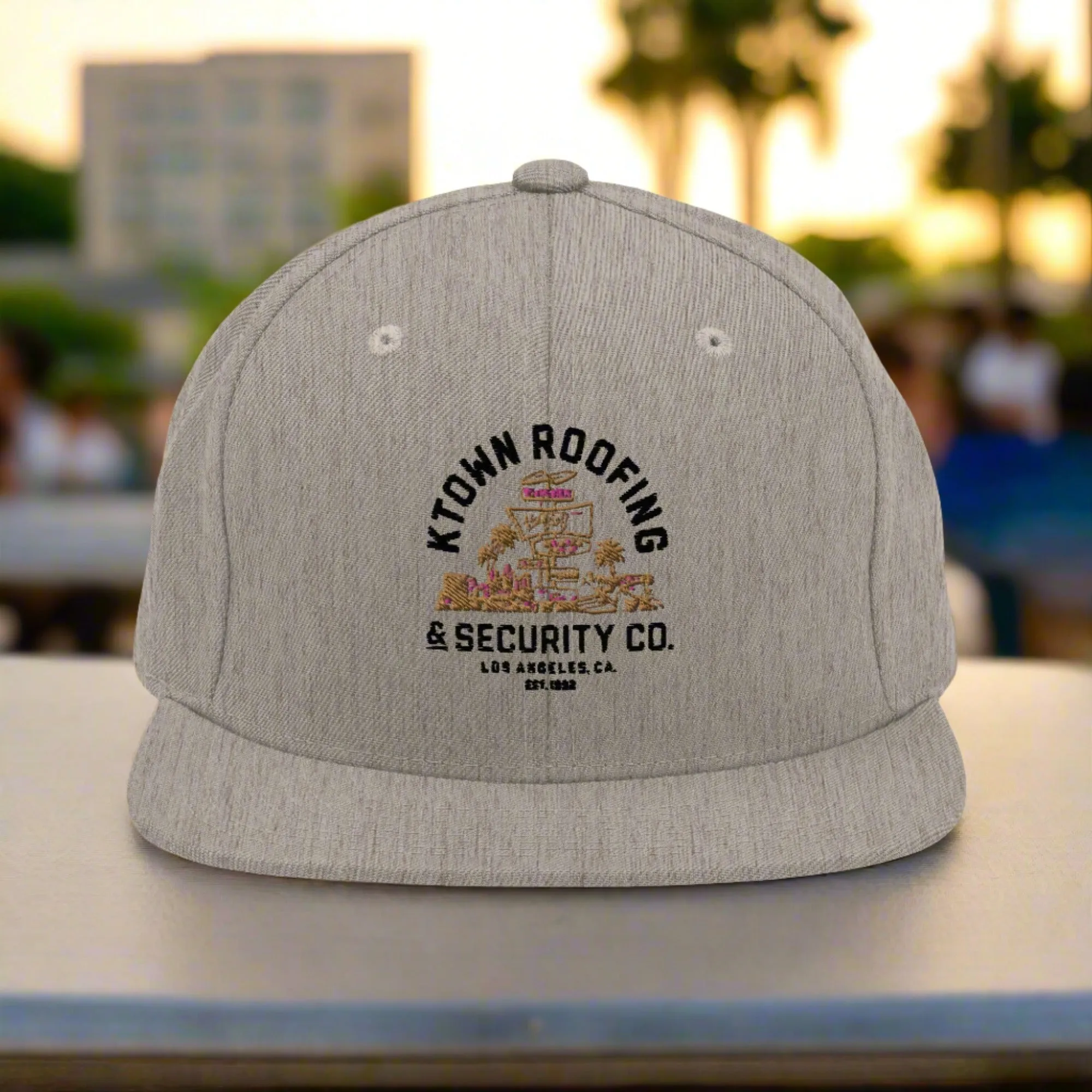 K-Town Roofing & Security Co. Premium Classic High-Profile Snapback Hat