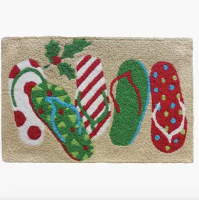 #K846 Christmas Sandals Accent Rug