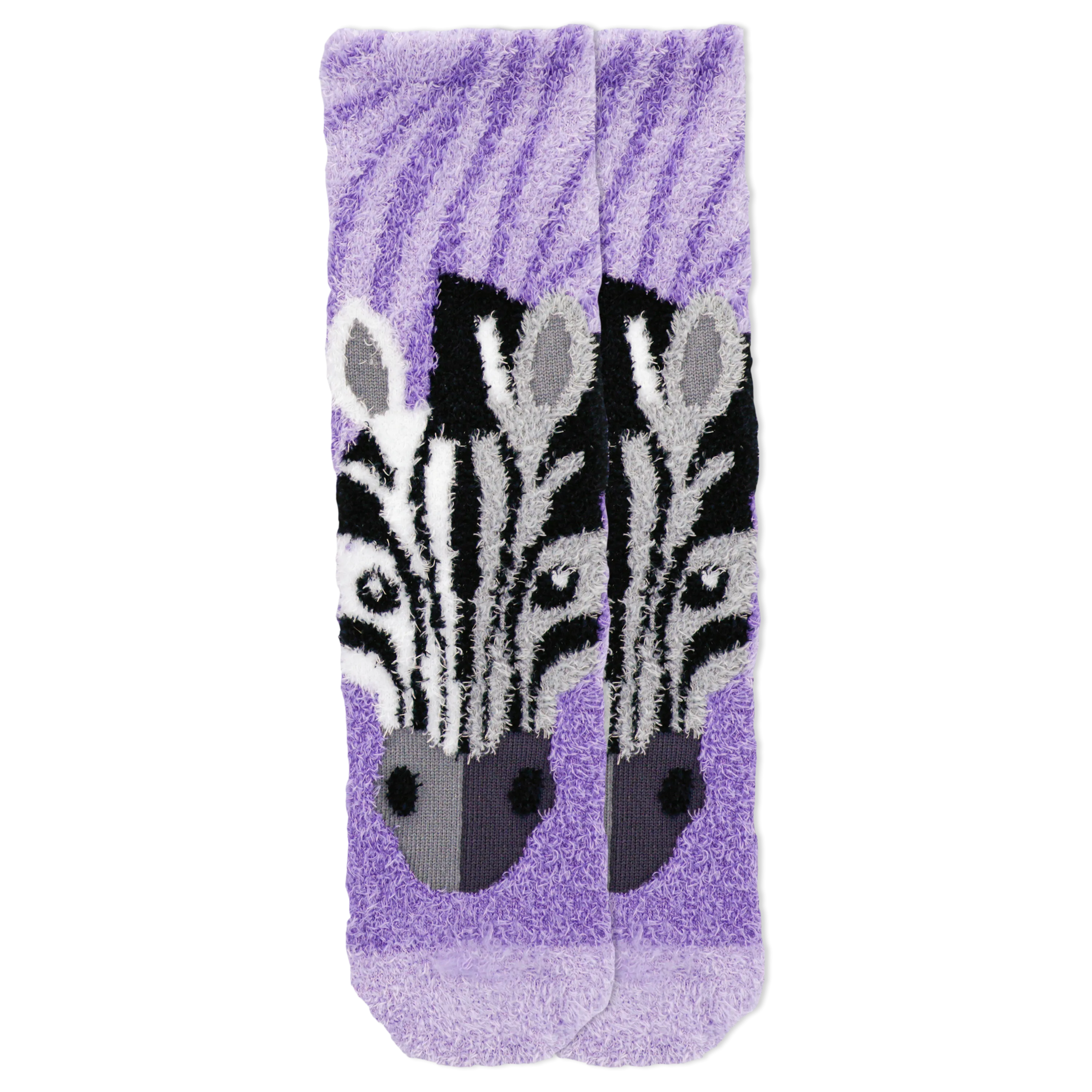 K.Bell Kids' Zebra Cozy Crew Sock