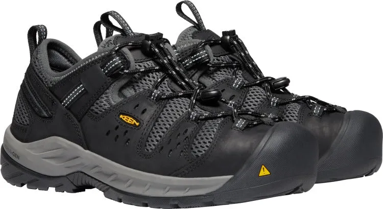 'Keen Utility' Men's Atlanta Cool II EH Steel Toe - Black / Dark Shadow