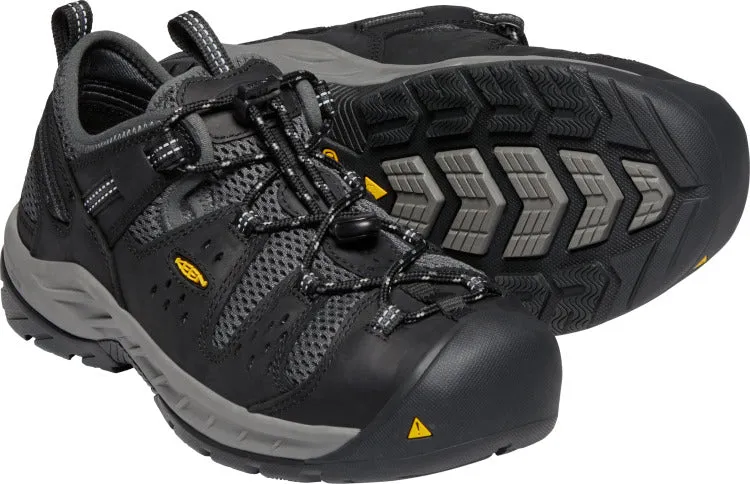 'Keen Utility' Men's Atlanta Cool II EH Steel Toe - Black / Dark Shadow