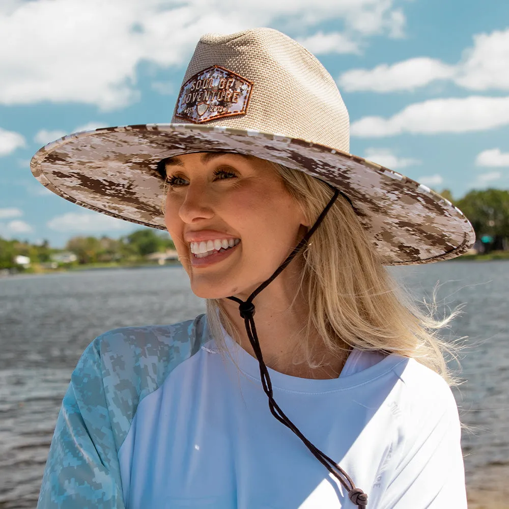 Keys Straw Hat | Desert Digi Camo | Sahara