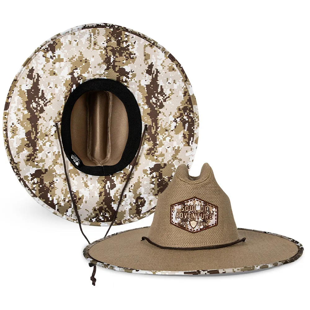 Keys Straw Hat | Desert Digi Camo | Sahara