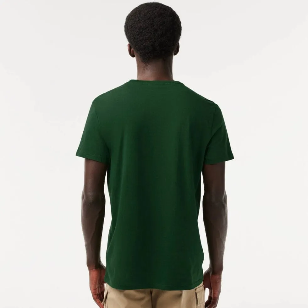 Lacoste Crew Neck Pima Cotton Jersey T Shirt (Green) TH6709-51