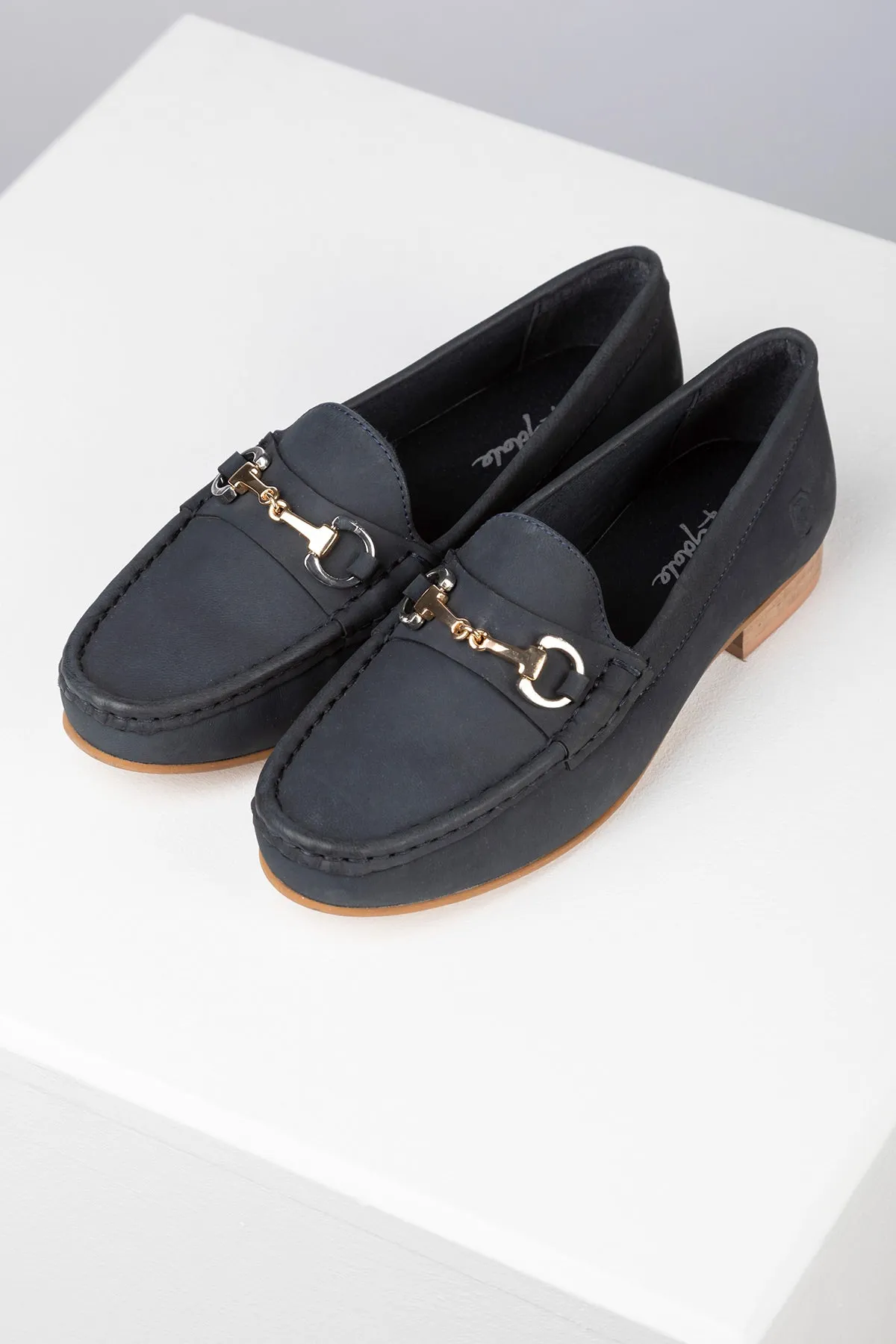 Ladies Nubuck Snaffle Loafers - Wrelton