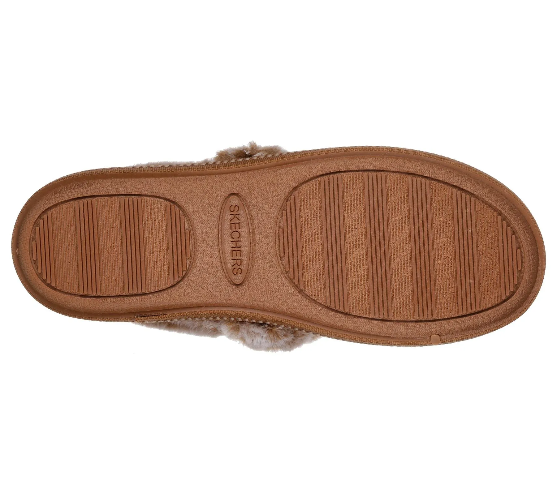 Ladies Skechers Bedroom Slippers Chestnut Cozy Memory Foam 32777 CSNT