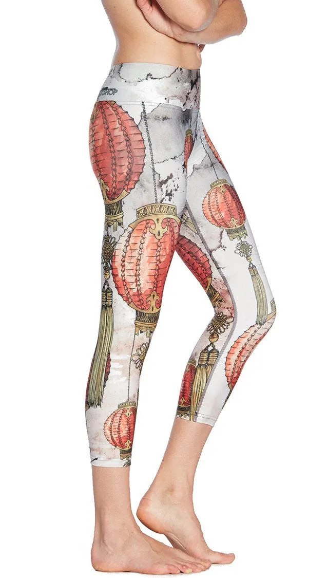 Lanterns - Triathlon Capri Leggings - CUSTOM ORDER