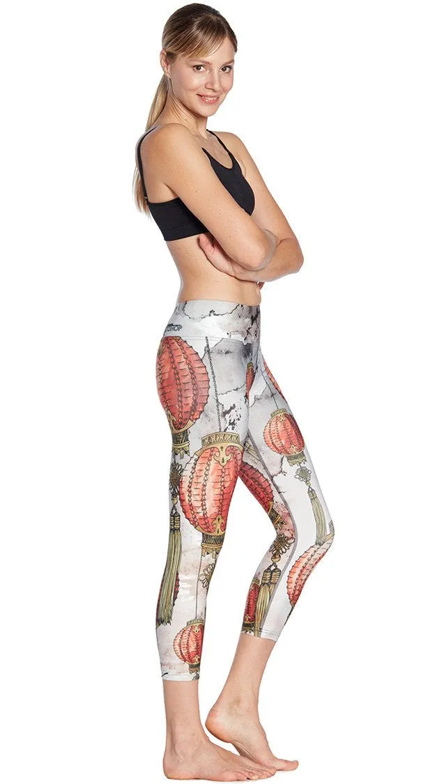 Lanterns - Triathlon Capri Leggings - CUSTOM ORDER