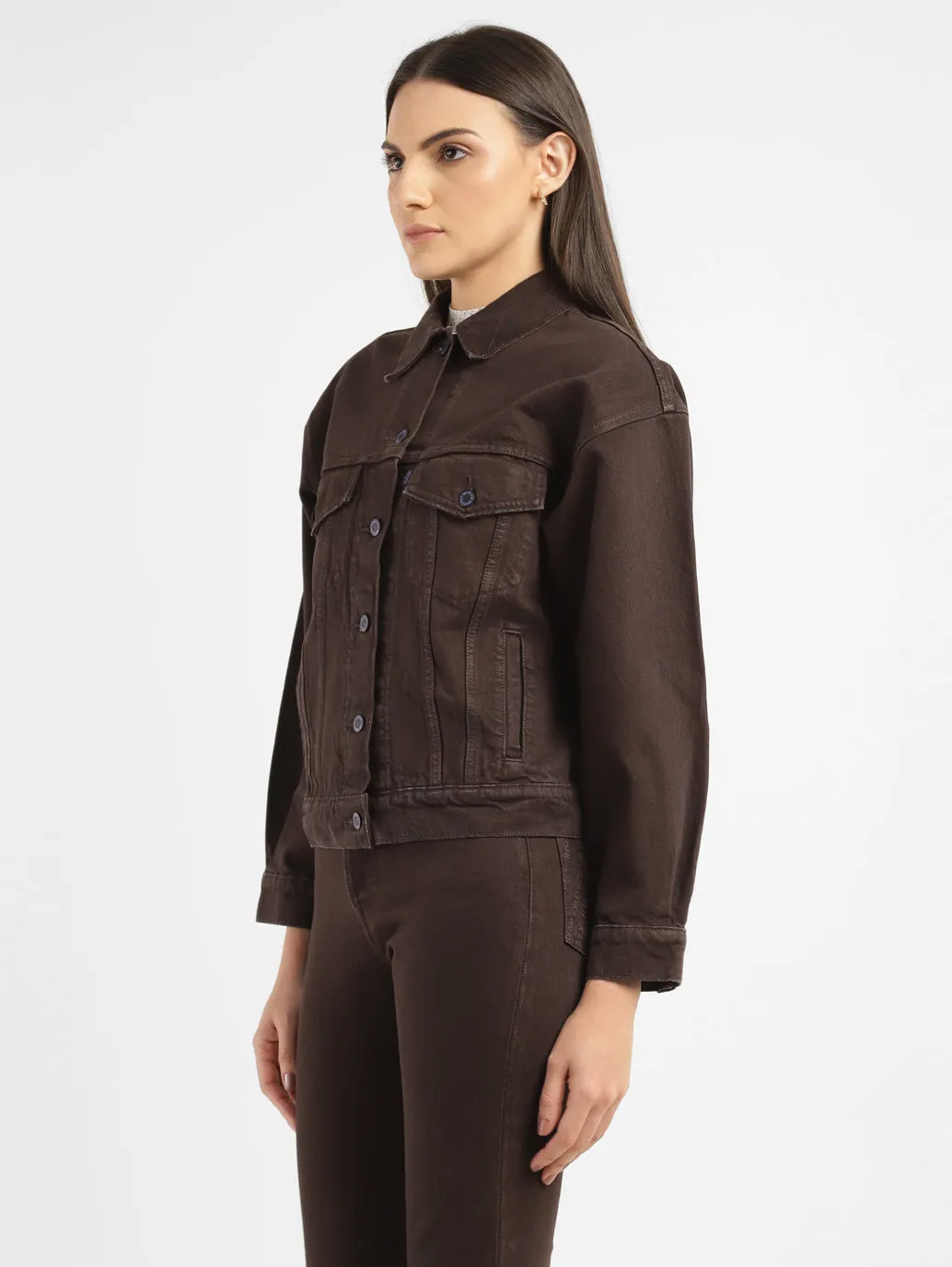 Levi's X Deepika Padukone 501 Originals Brown Jacket