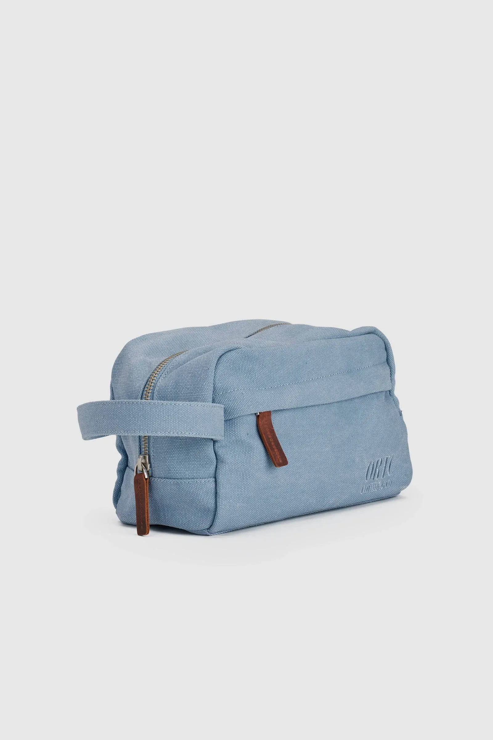 Logo Wash Bag Pale Blue