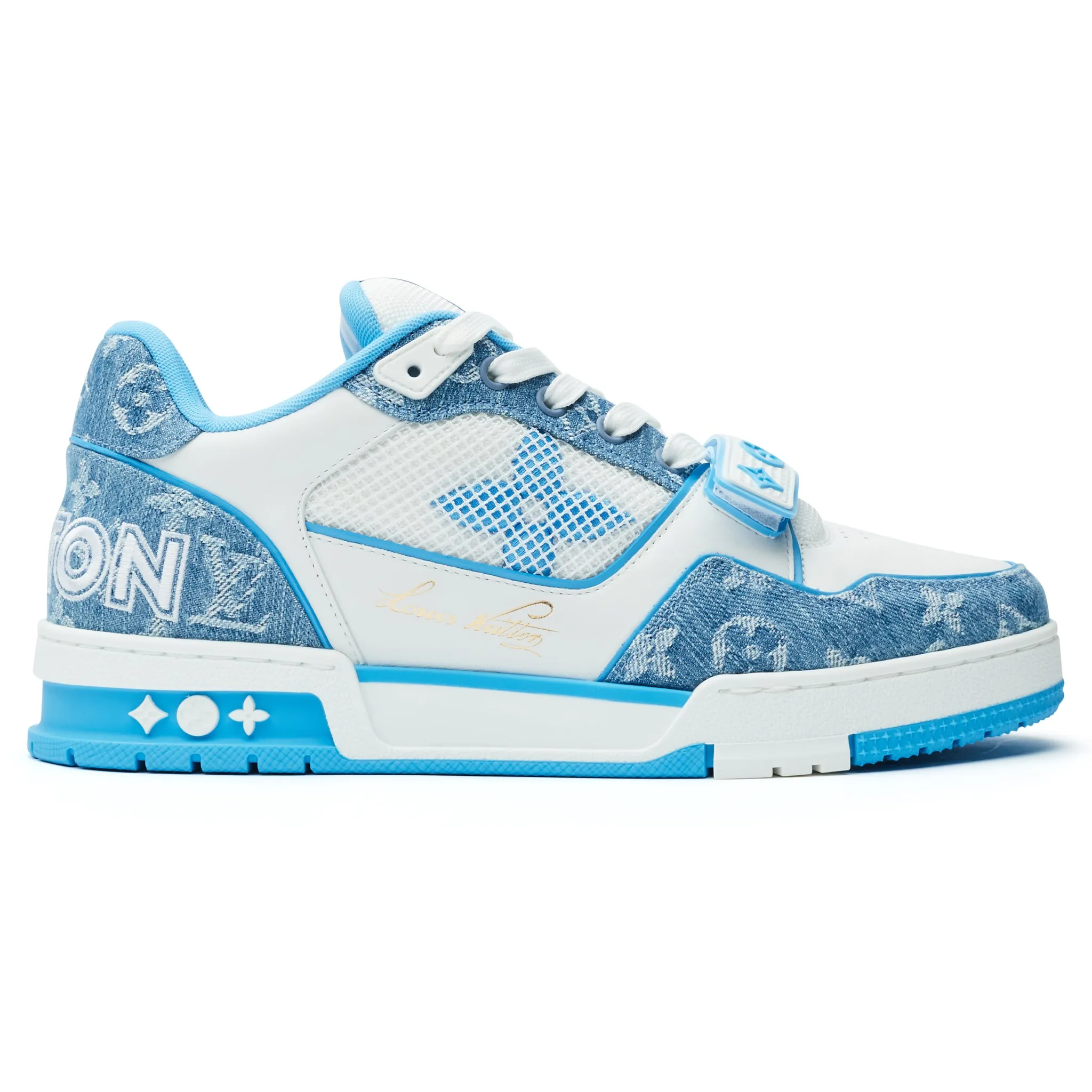 Louis Vuitton LV Monogram Blue Sneaker