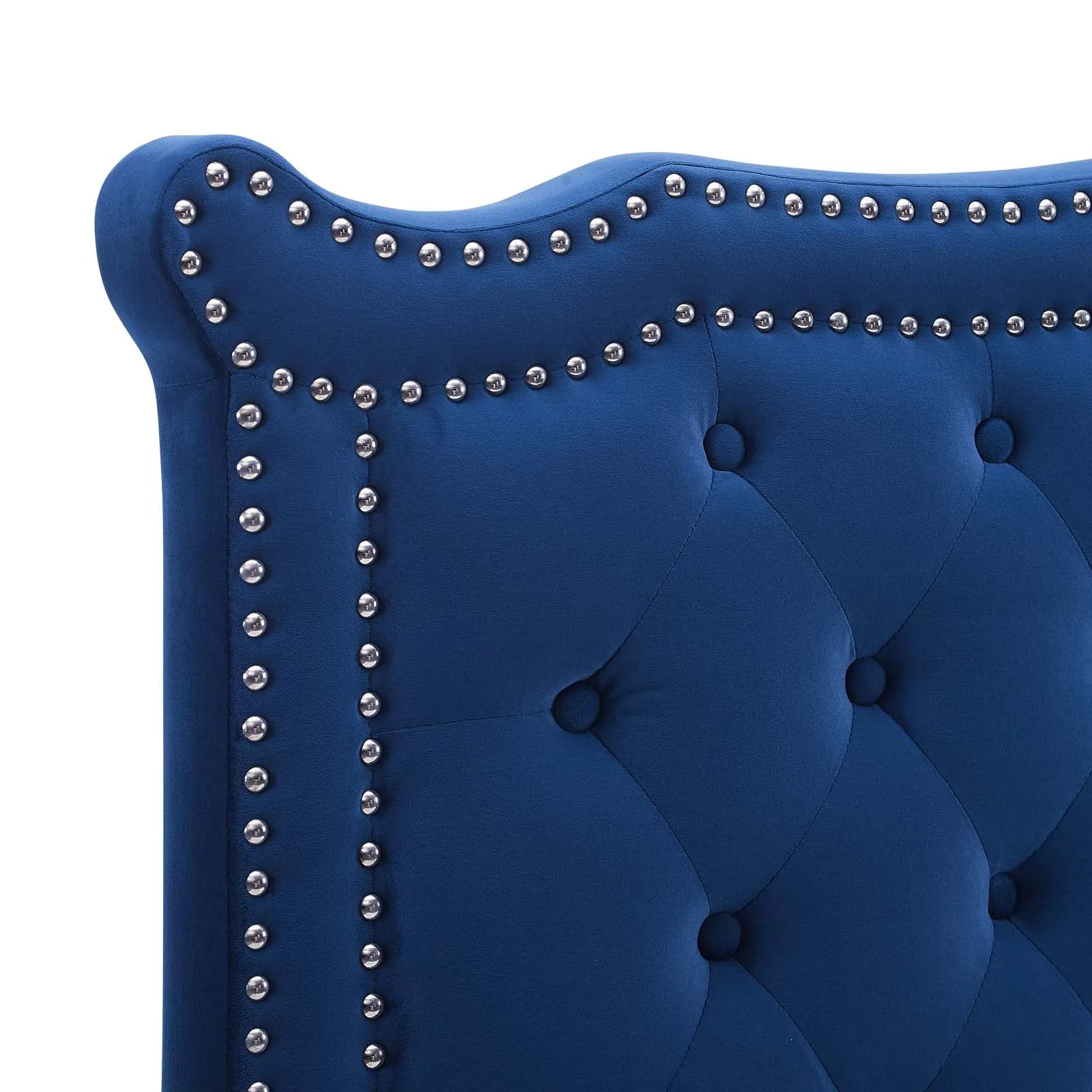 Louisa Tufted Performance Velvet Headboard