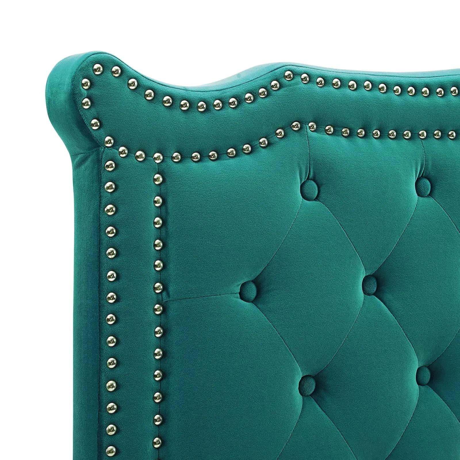 Louisa Tufted Performance Velvet Headboard