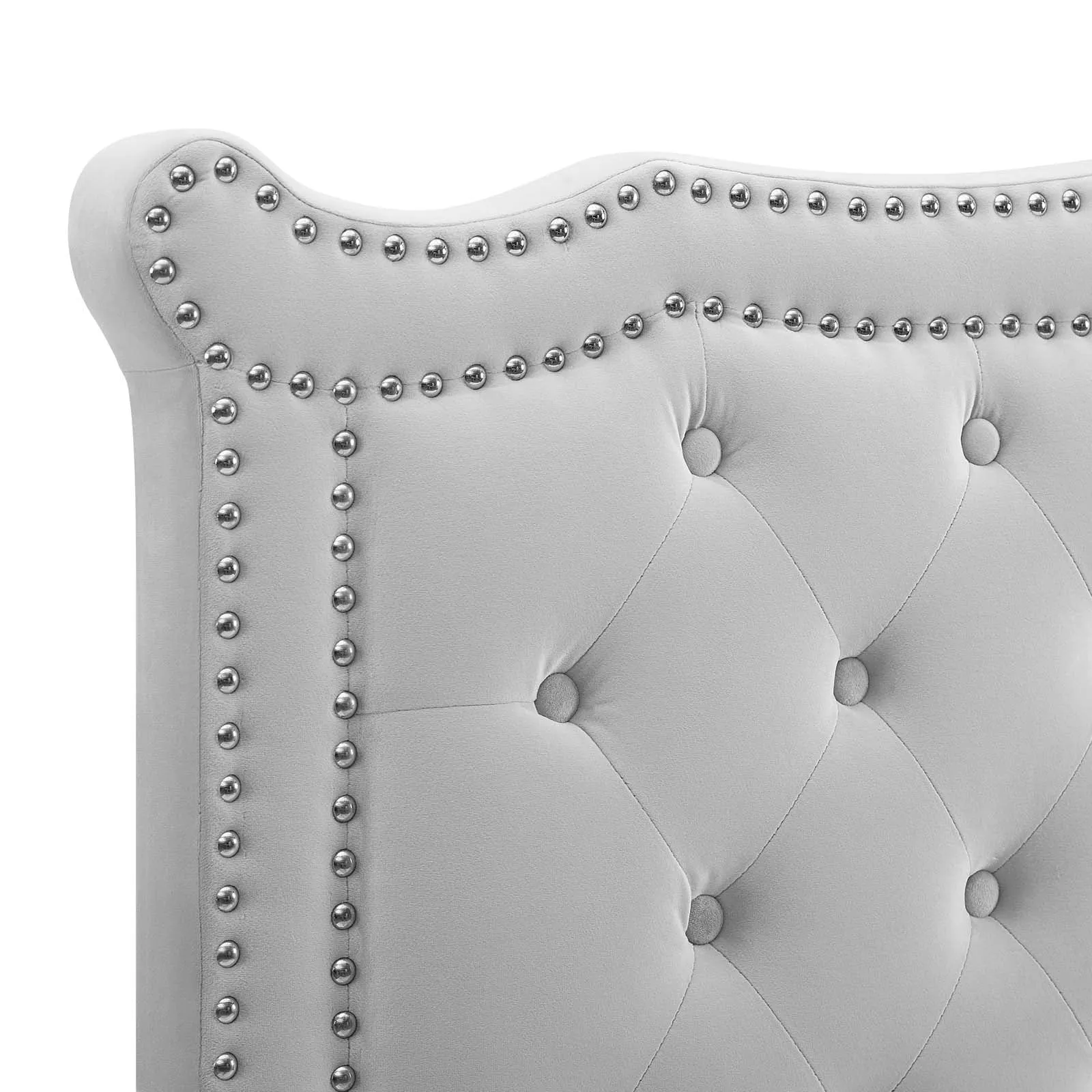 Louisa Tufted Performance Velvet Headboard