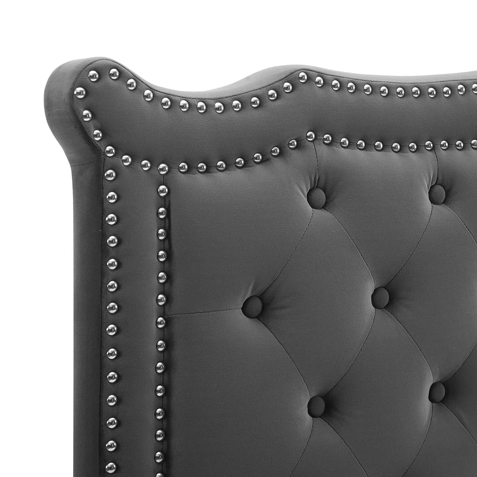 Louisa Tufted Performance Velvet Headboard