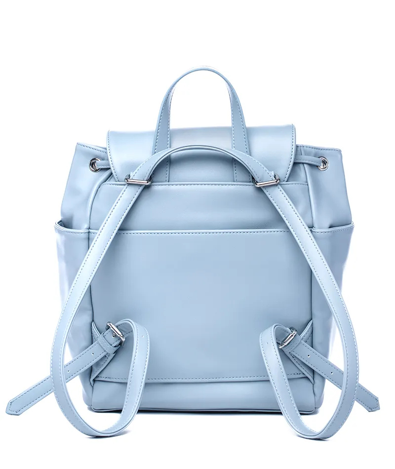 Luna Drawstring Backpack - Ice Blue - [Outlet RETIRED Final Sale]