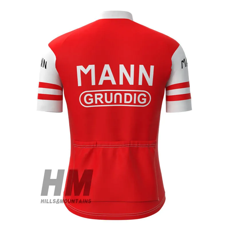 Mann Retro Jersey Short Sleeve Red