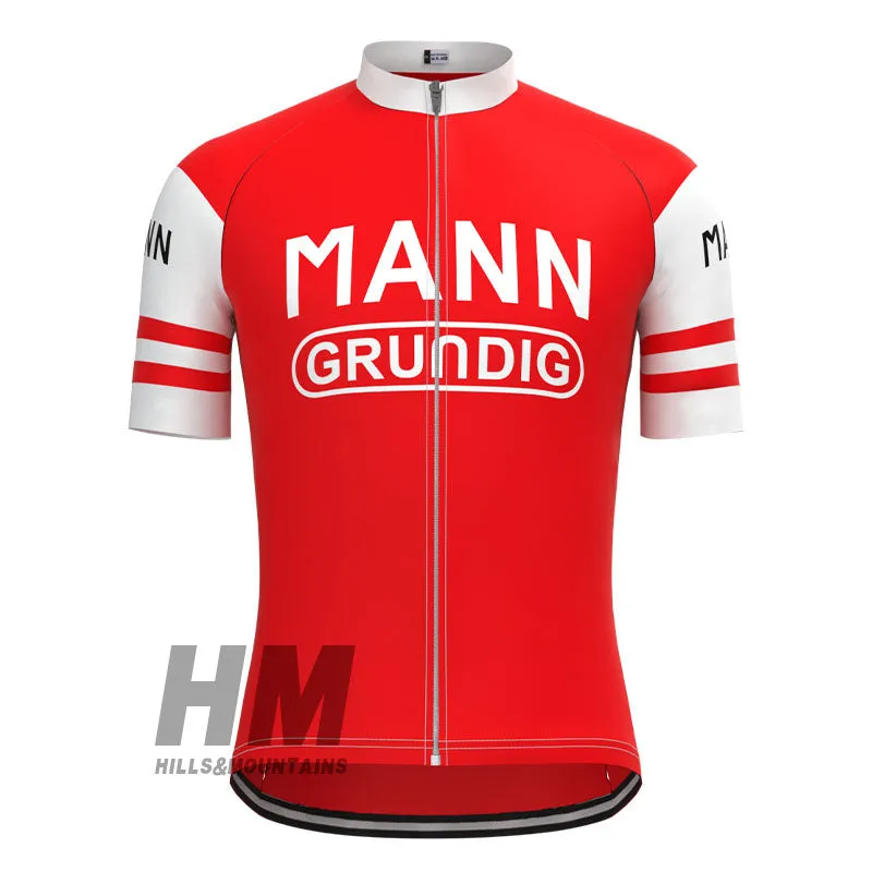 Mann Retro Jersey Short Sleeve Red