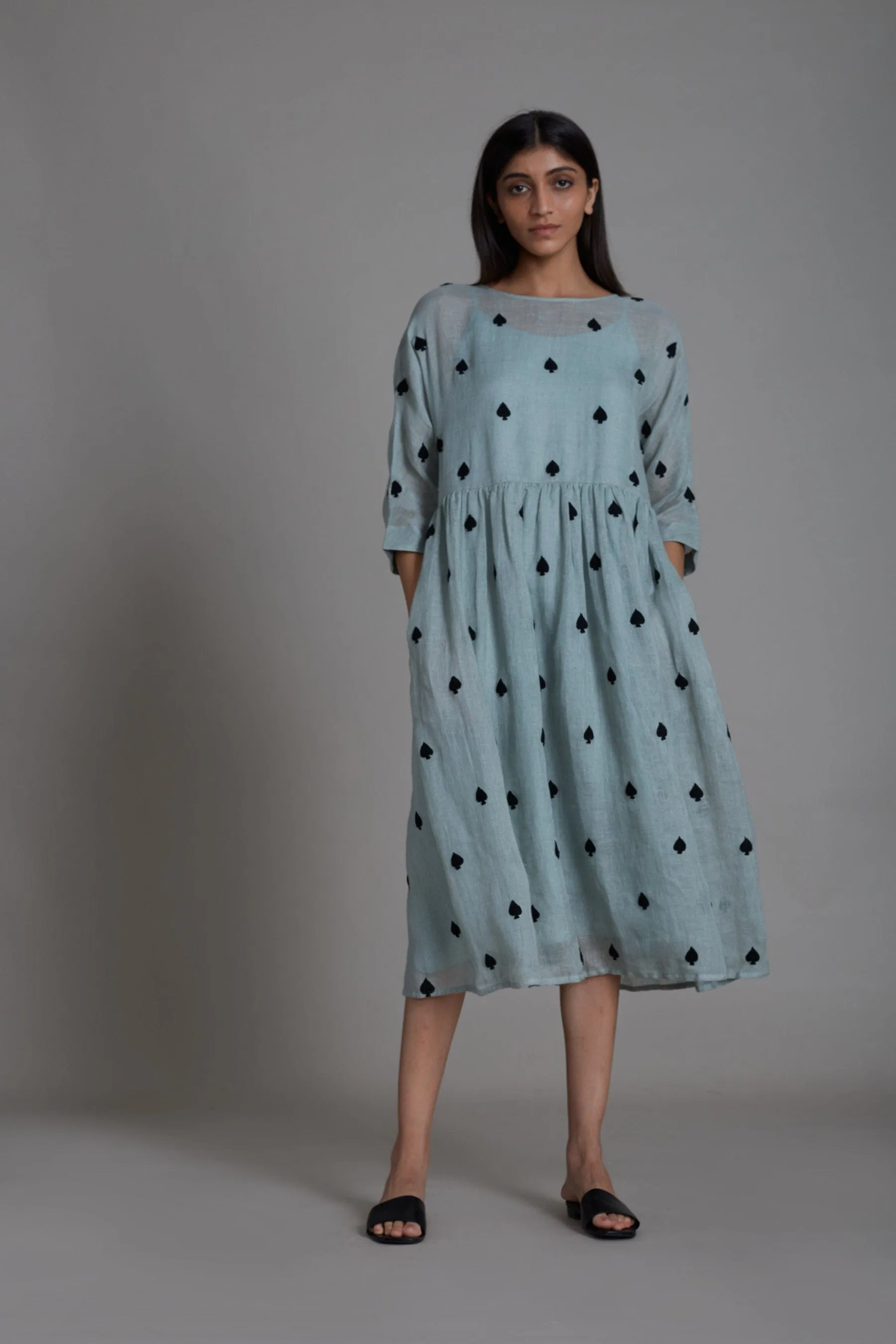 Mati Teen Patti Dress-Blue