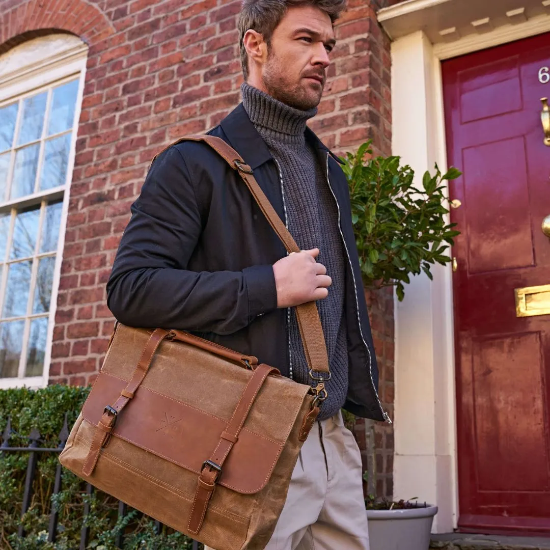 Medway - Waxed Canvas Messenger Bag