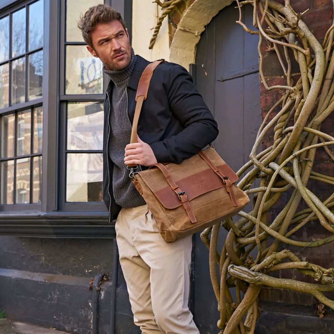 Medway - Waxed Canvas Messenger Bag