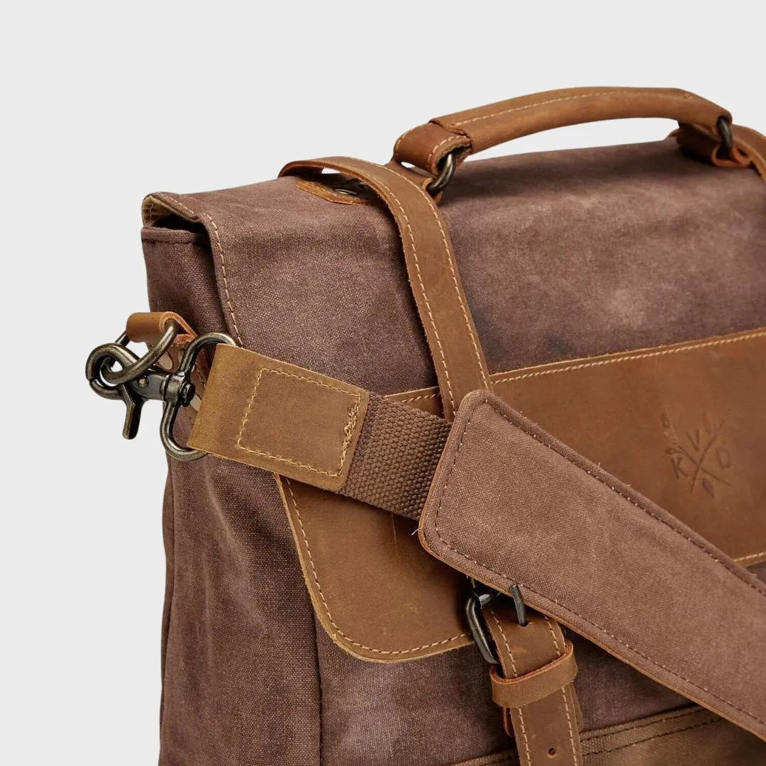 Medway - Waxed Canvas Messenger Bag