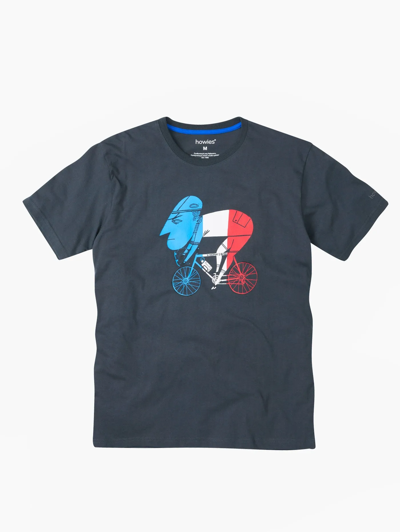 Men's French Rider Printed Organic T-shirt