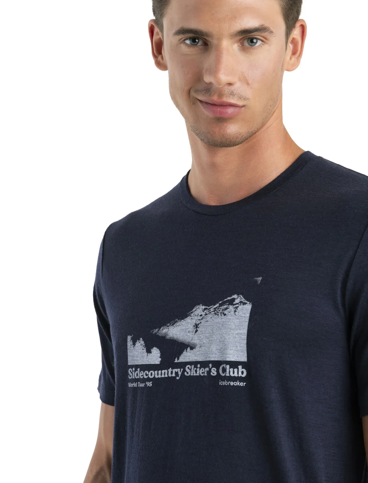 Mens Merino 150 Tech Lite II Short Sleeve Tee Sidecountry Skiers Club