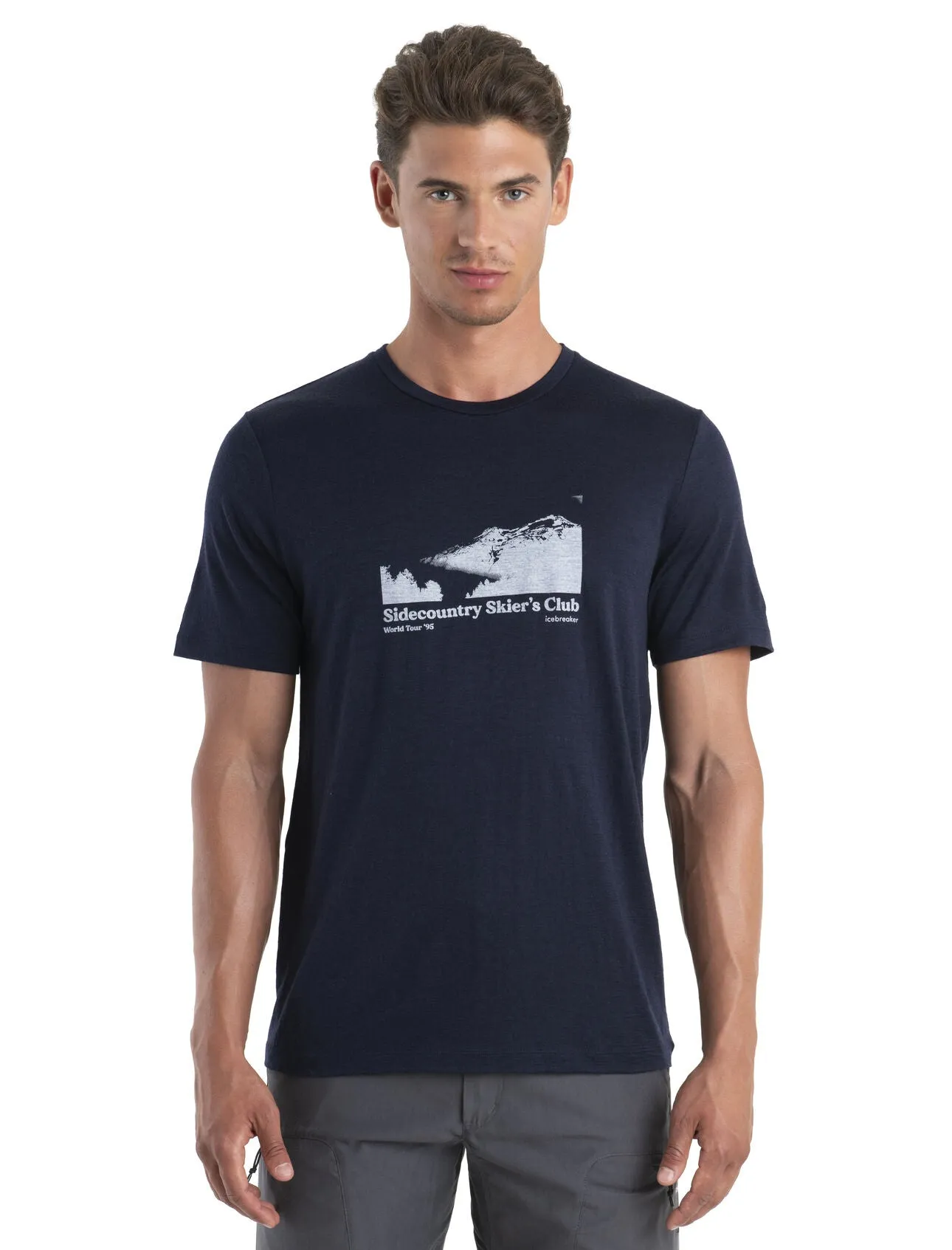 Mens Merino 150 Tech Lite II Short Sleeve Tee Sidecountry Skiers Club