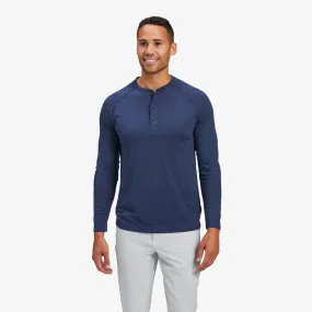 Men's Mizzen   Main | Easy Knit Henley | Navy Heather