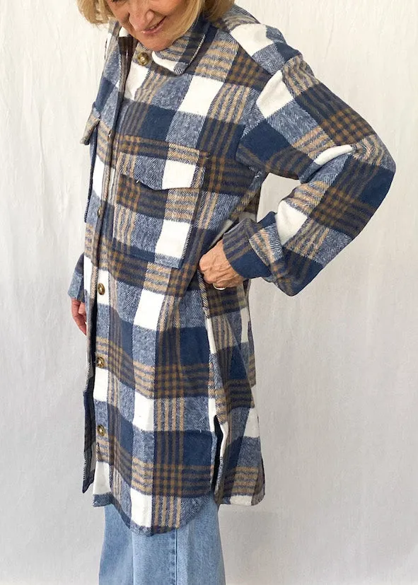 Mikayla Shacket - Blue Plaid