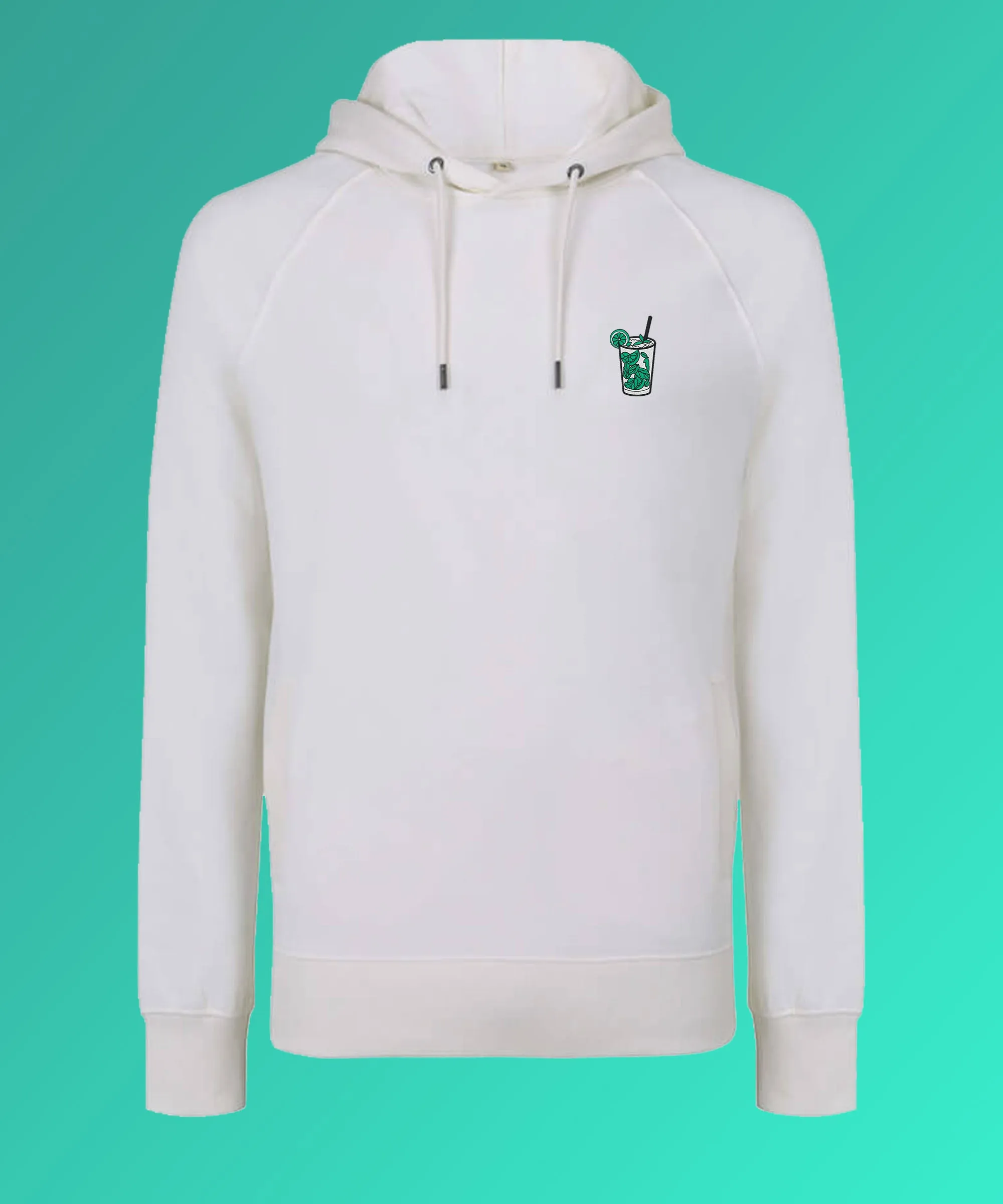 Mojito | Bestickter Bio-Baumwoll Frauen Hoodie