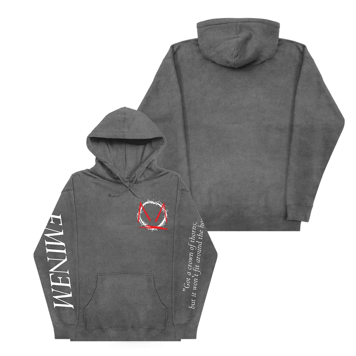 MTBMB Lyric Hoodie (Grey Pigment Dye)