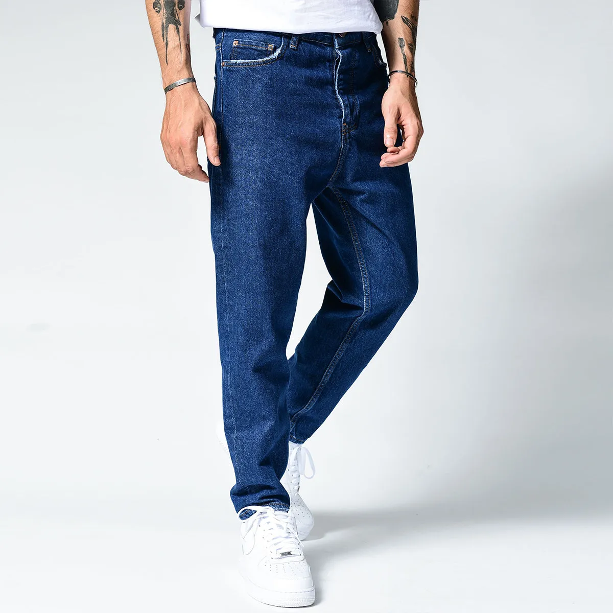 Navy Basic Jeans