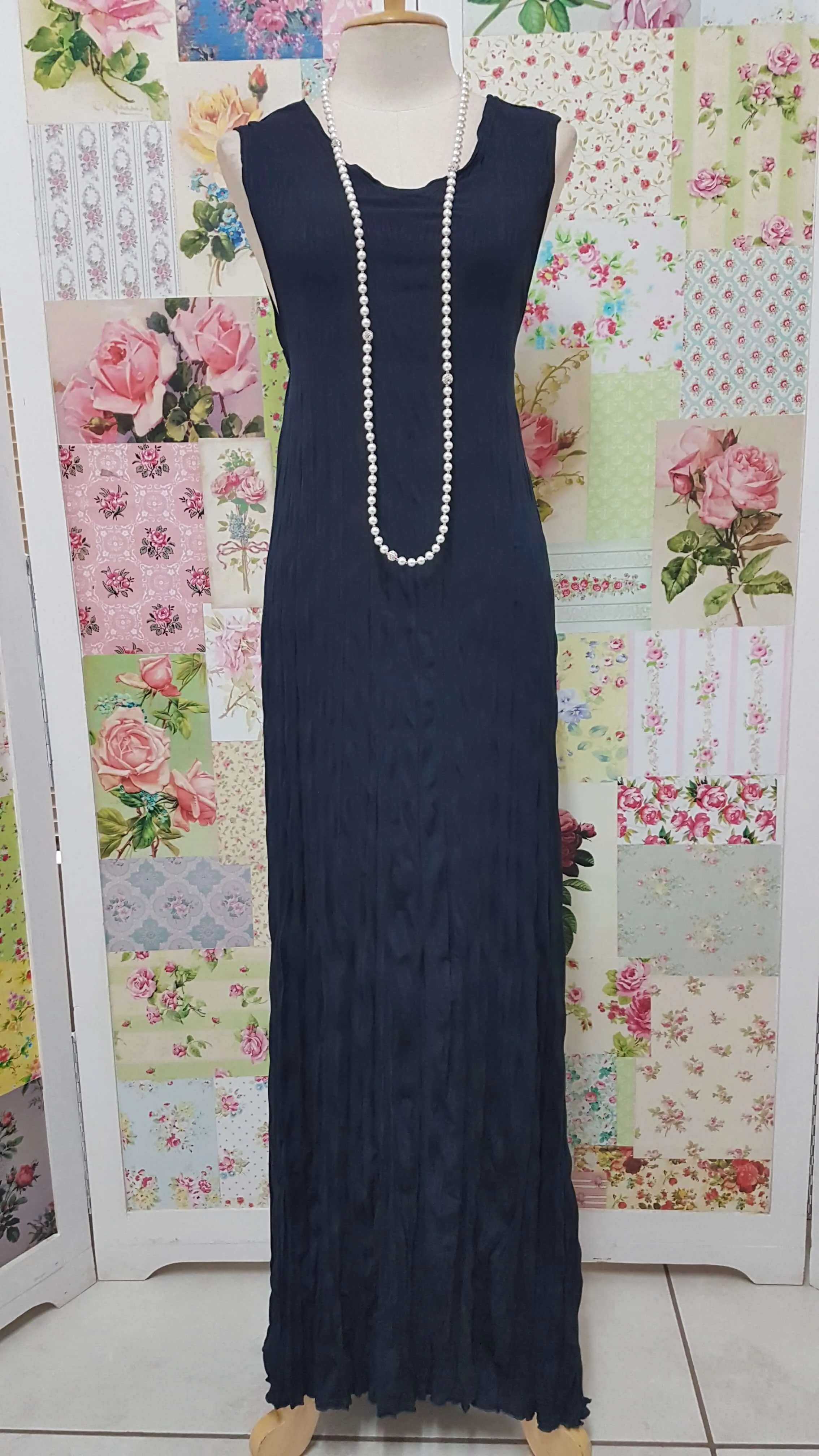 Navy Blue 2-Piece Dress Set GD0226