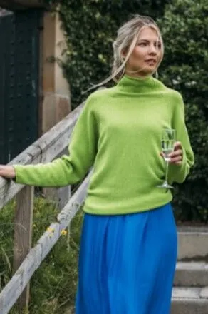 NEW Eribé Corry Raglan Sweater No Trim - Luscious Lime