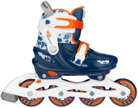 Nijdam Traffic Racer N20AA01 NVY adjustable inline skates blue