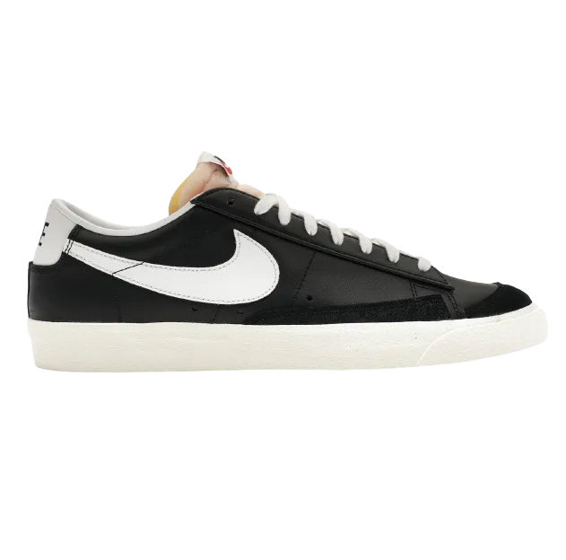 Nike Men's Blazer Low '77 Vintage Shoes - Black / Sail / White