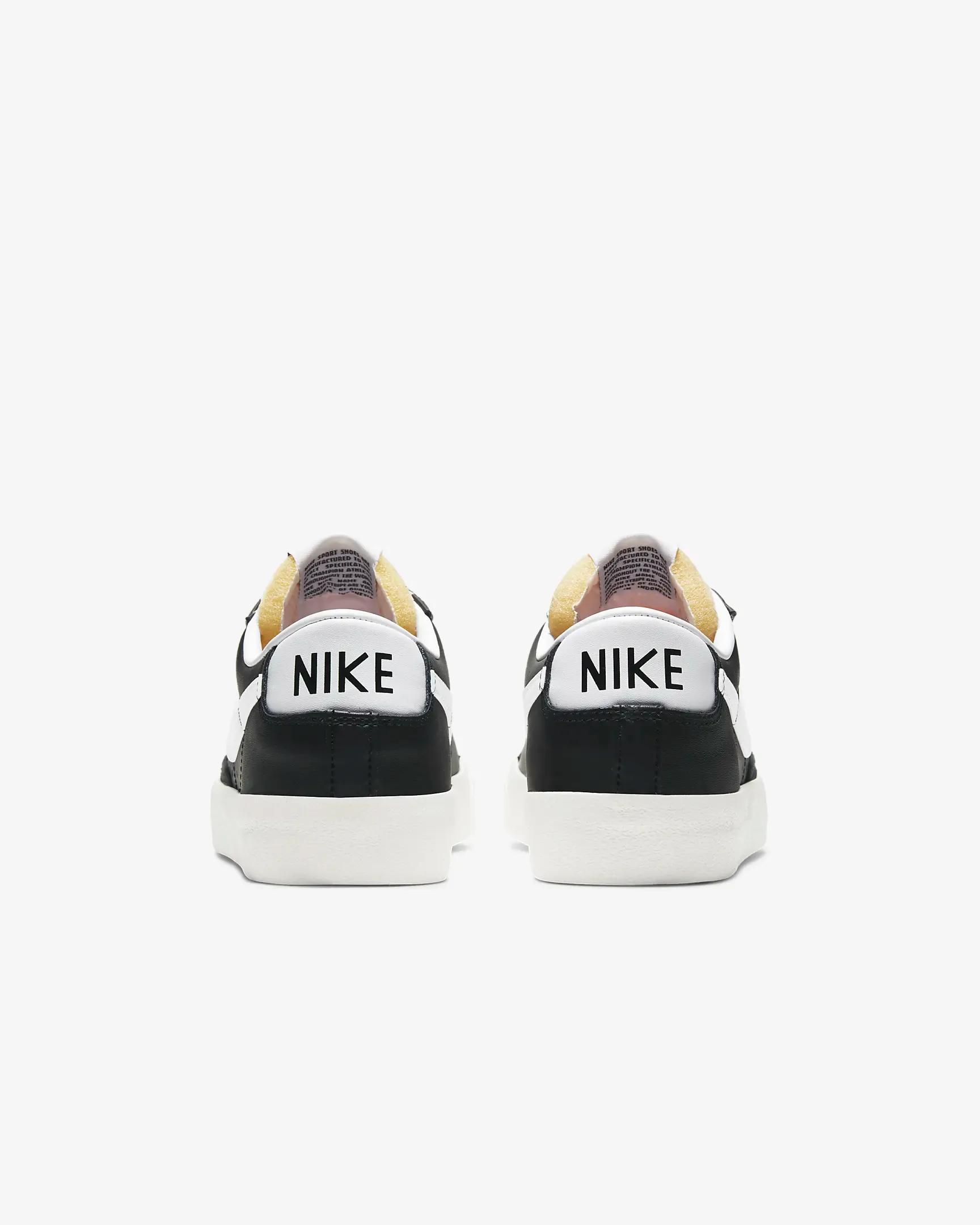 Nike Men's Blazer Low '77 Vintage Shoes - Black / Sail / White