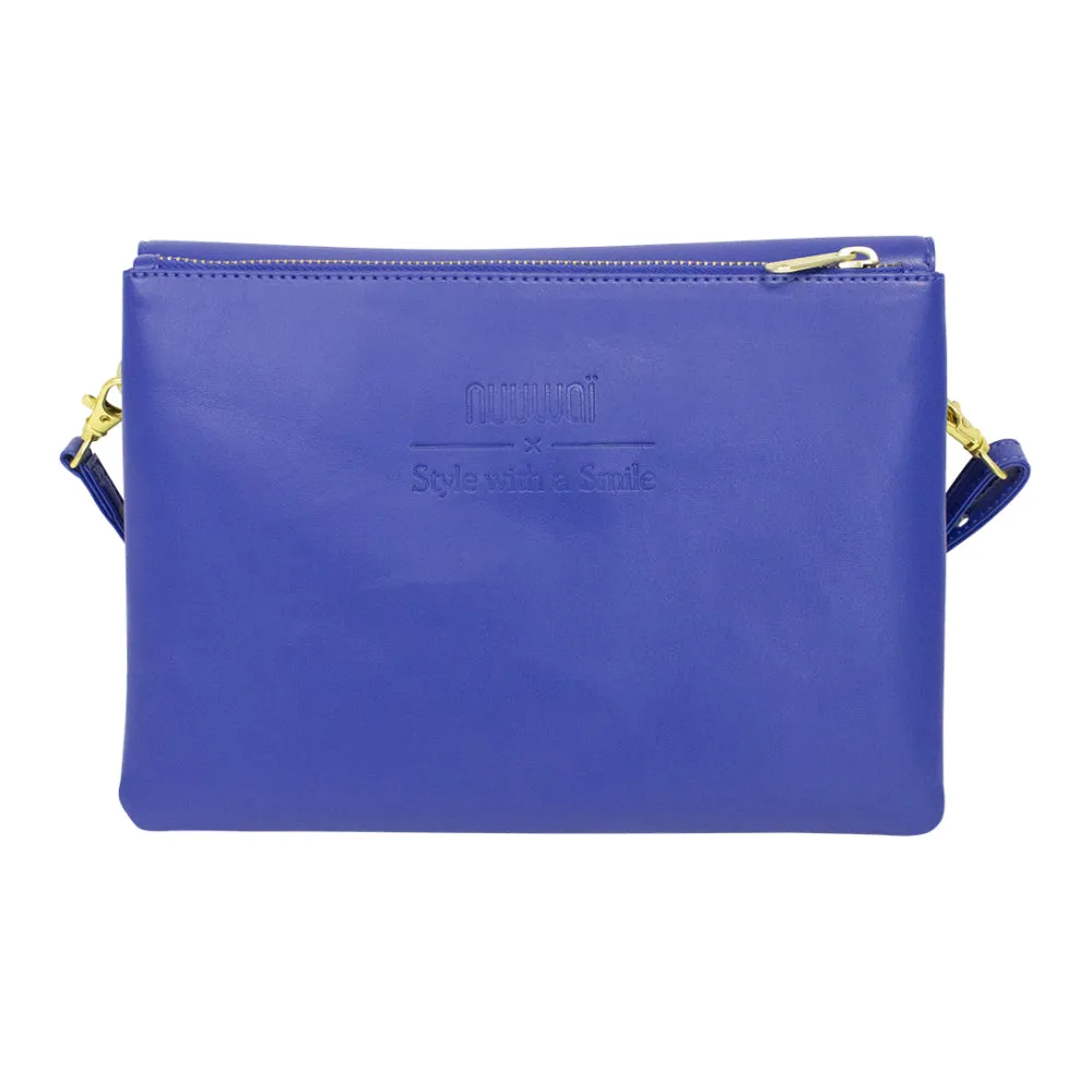 nuuwaï - Vegan Clutch - NIR COBALT BLUE