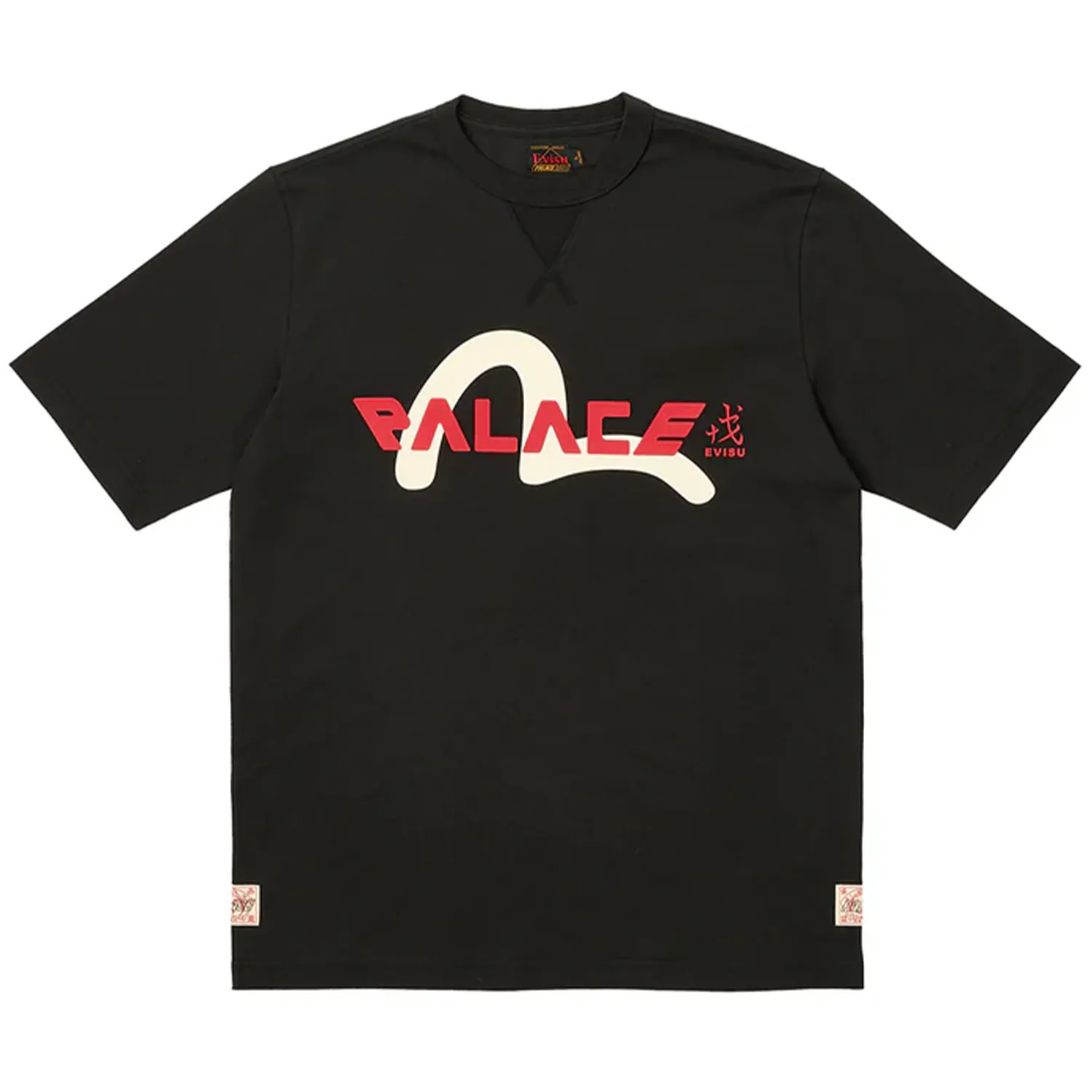 Palace x Evisu Logo Tee Black