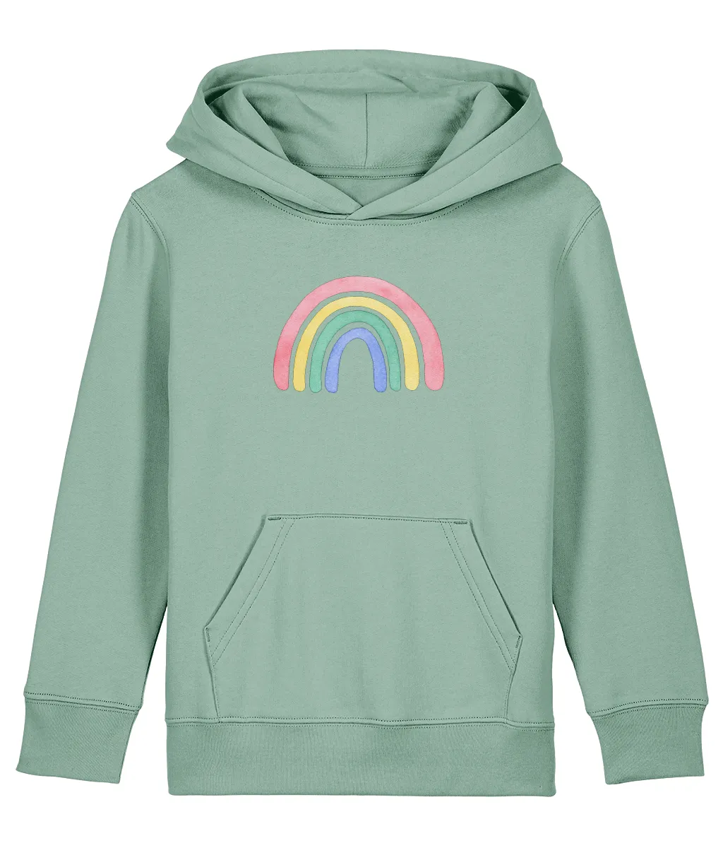 Pastel Watercolour Rainbow Hoodie