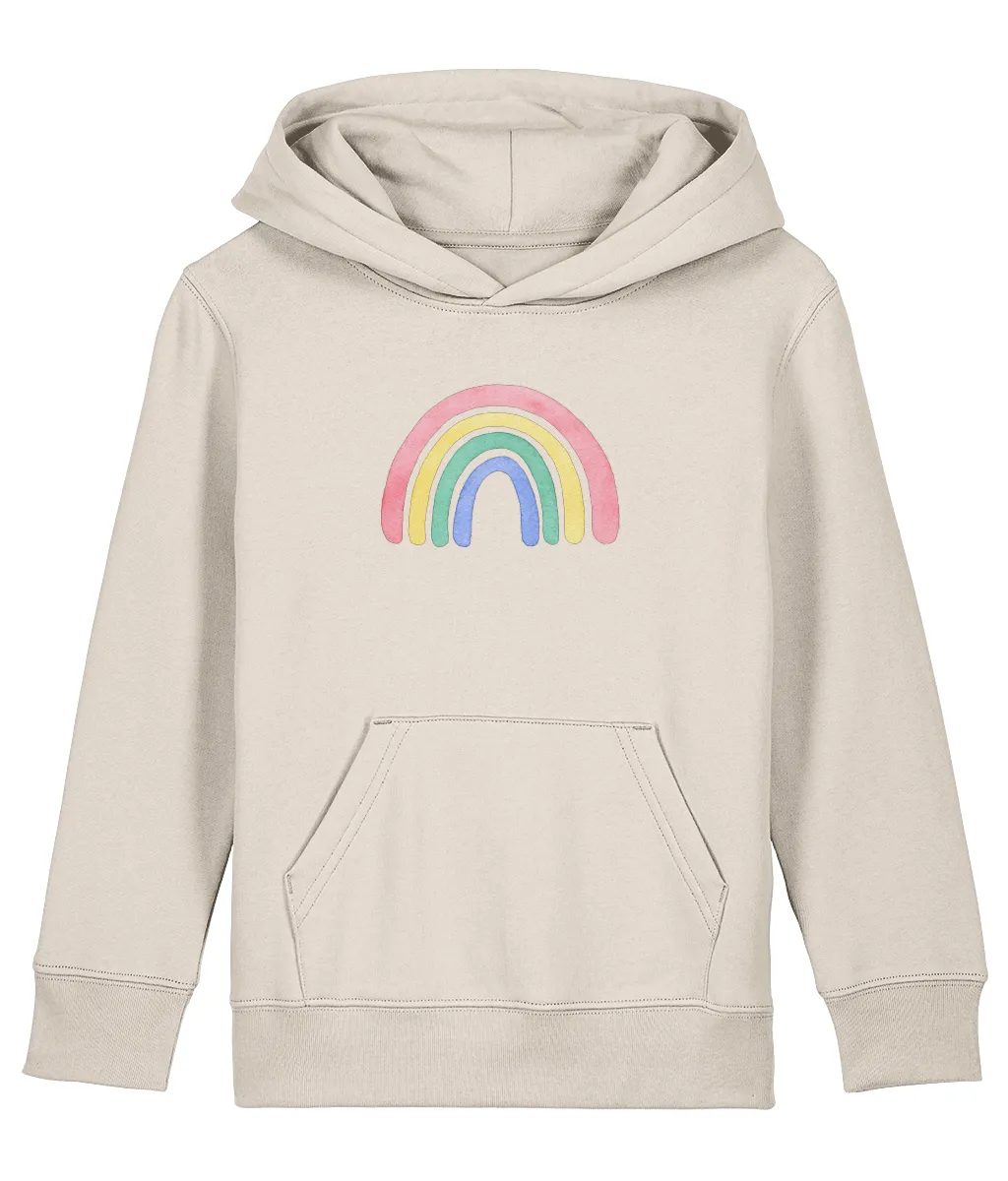 Pastel Watercolour Rainbow Hoodie