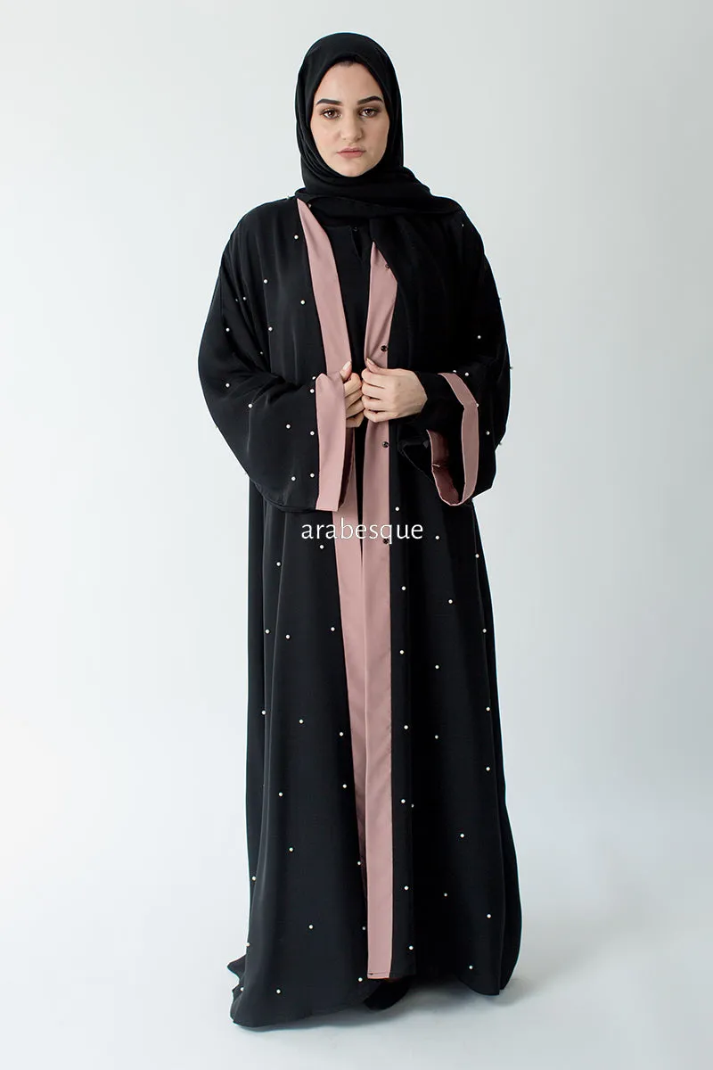 Pearl Blush Abaya