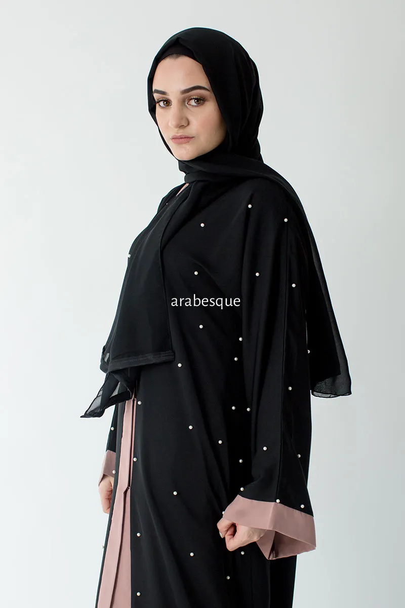 Pearl Blush Abaya