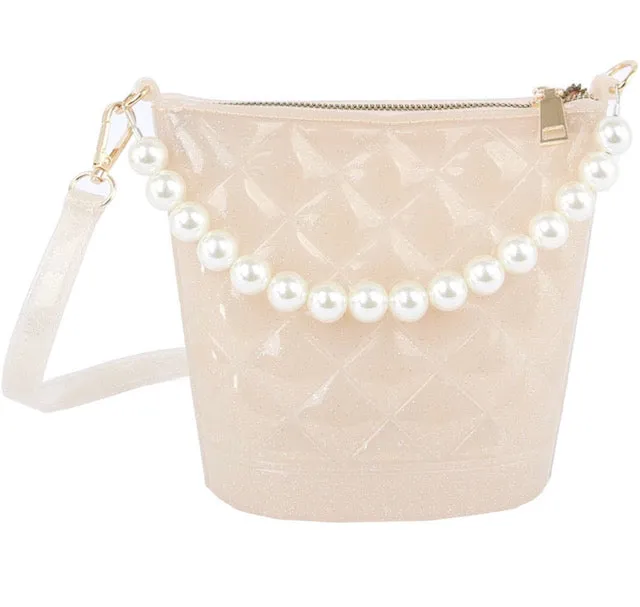 Pearl Handle Crossbody with glitter