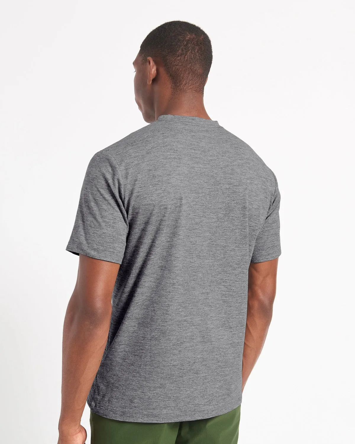 Performance Stretch Marl T-Shirt - Grey Heather