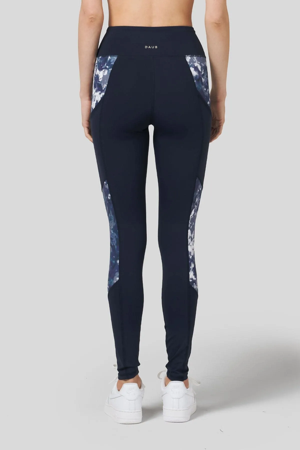 Pocket Legging in Navy   Periwinkle